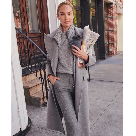 VERONICA BEARD Lebone Wool Tweed Loose Flared Pants in Gray Multi - Picture 13 of 13